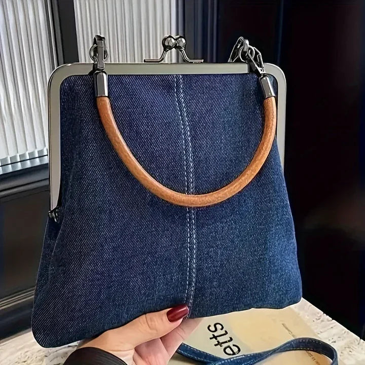 Denim Leather Bag