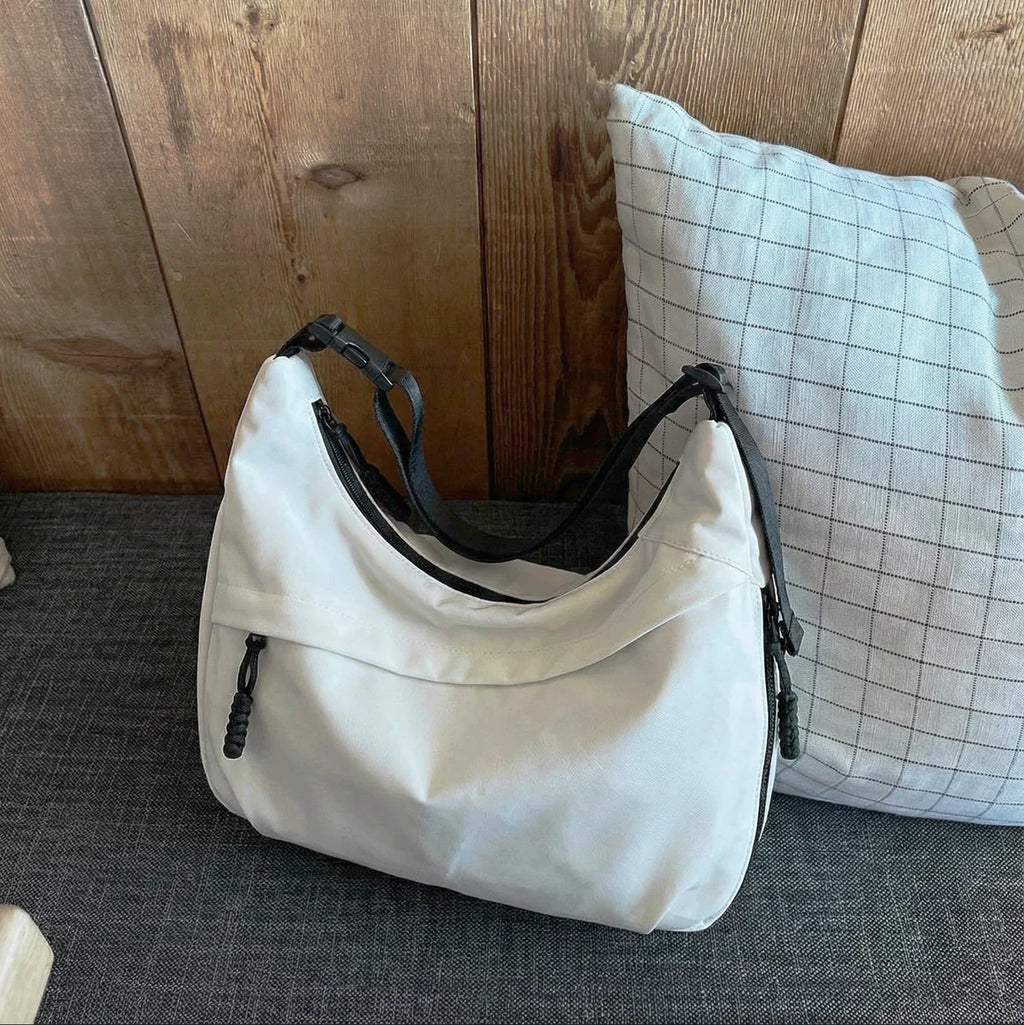 Lightweight Nylon Shoulder Bag