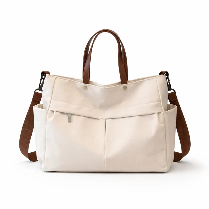 Large Nylon Tote Bag, Women's Work Shoulder Bag