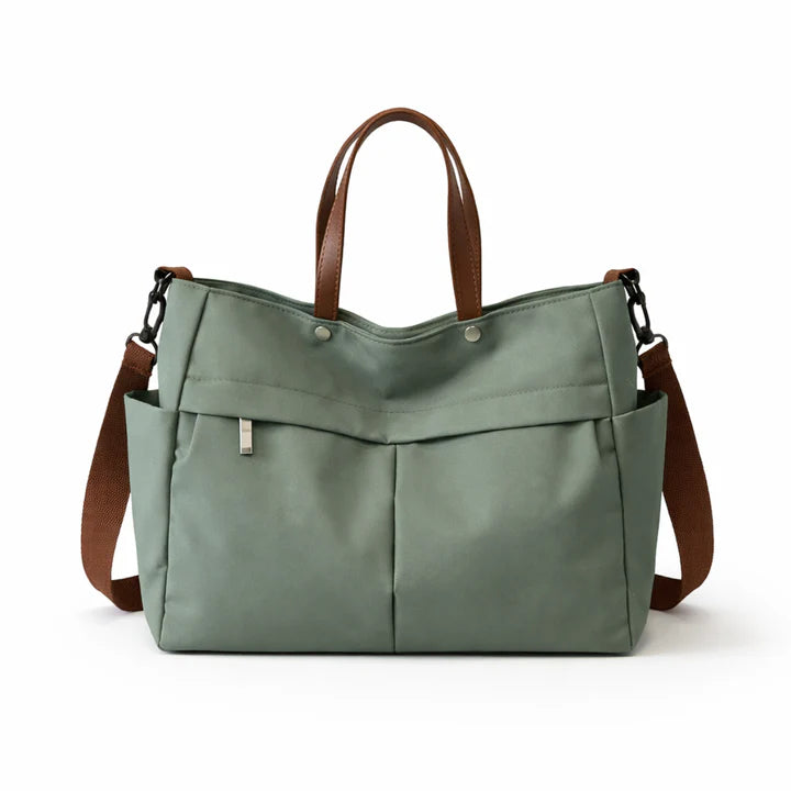 Large Nylon Tote Bag, Women's Work Shoulder Bag